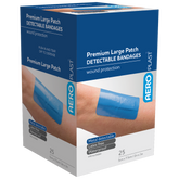 Aero Healthcare AEROPLAST Premium Detectable Large Patch 7.5 x 5cm Box/25